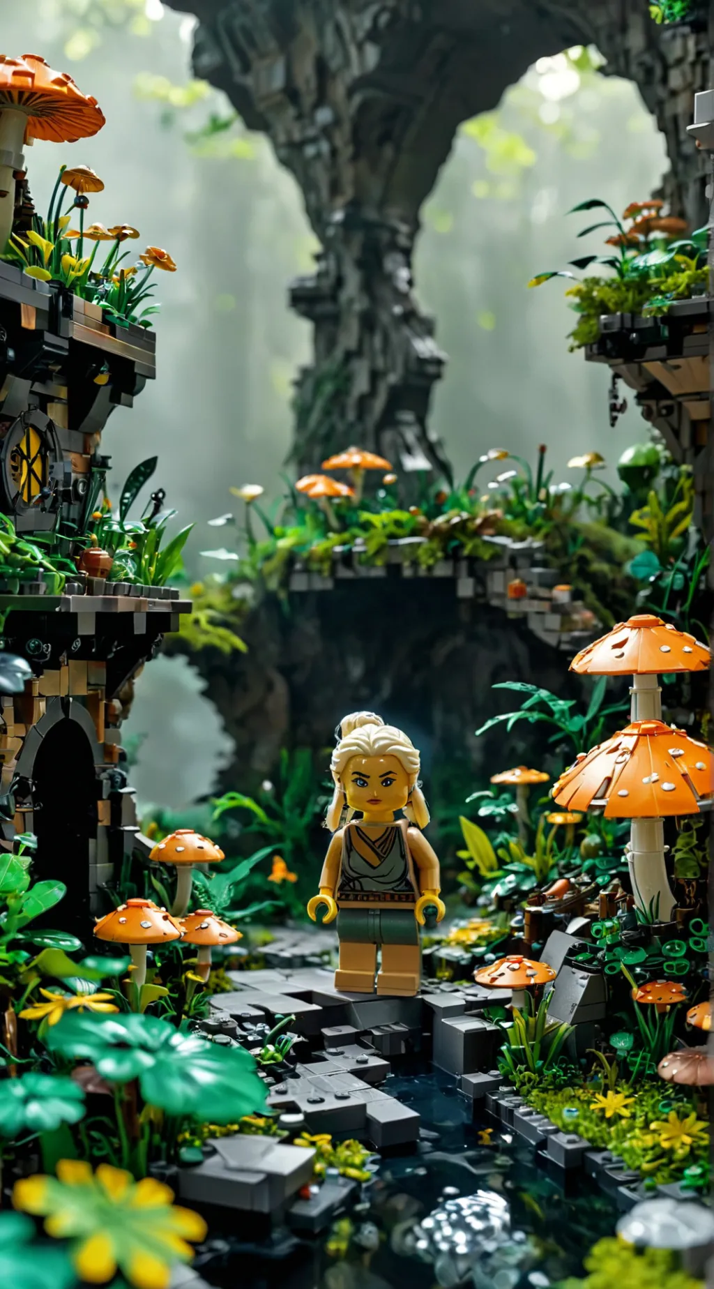 ai character: Mushroom Keeper background