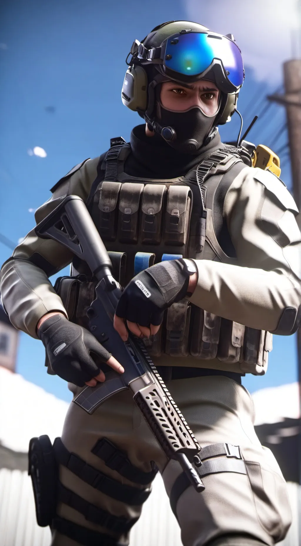 ai character: SWAT background