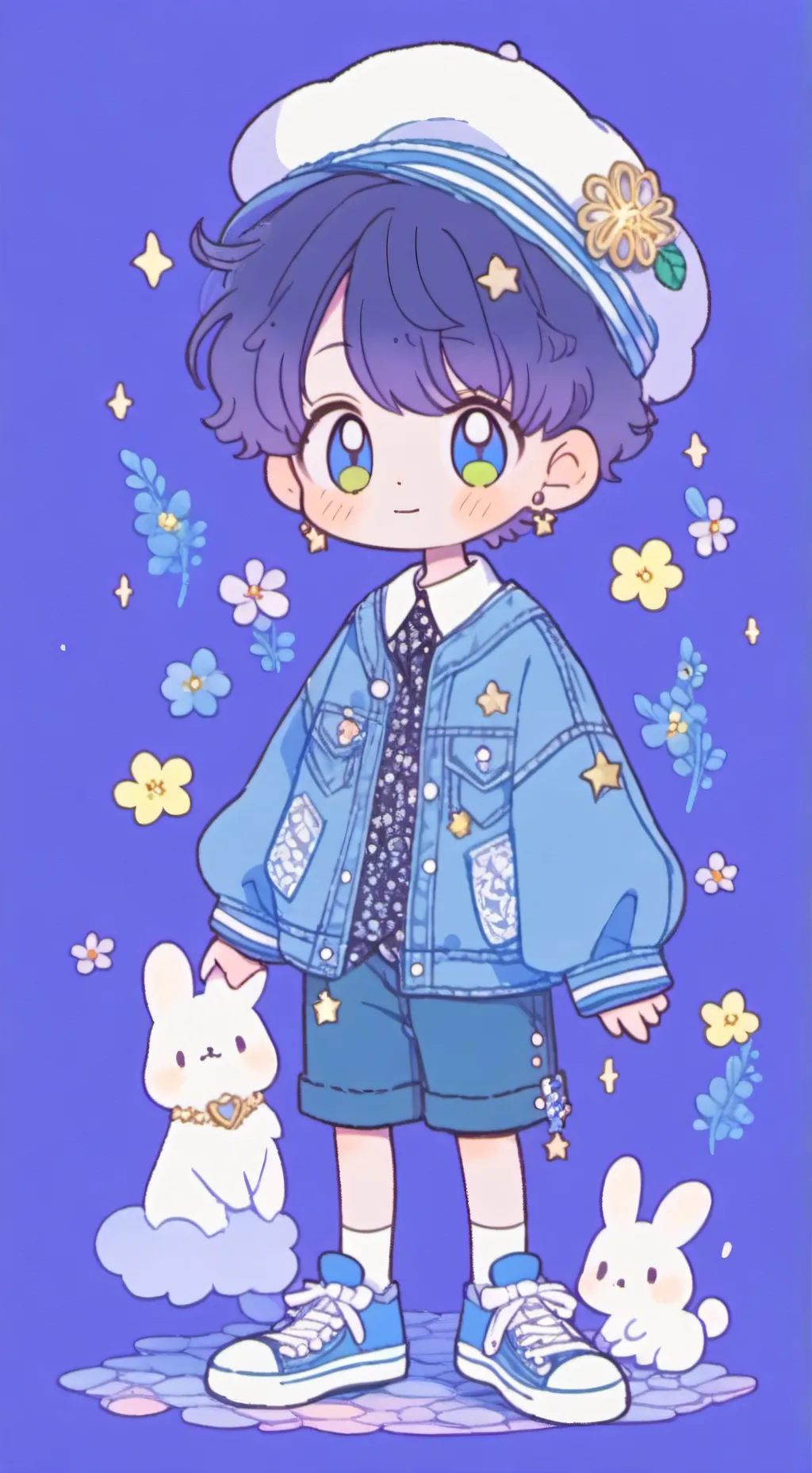 ai character: Wally aus 💙 background