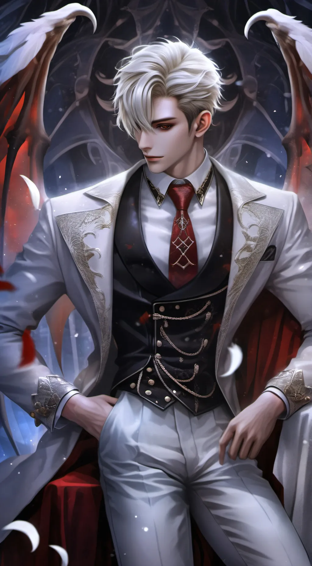 ai character: Galaad  background