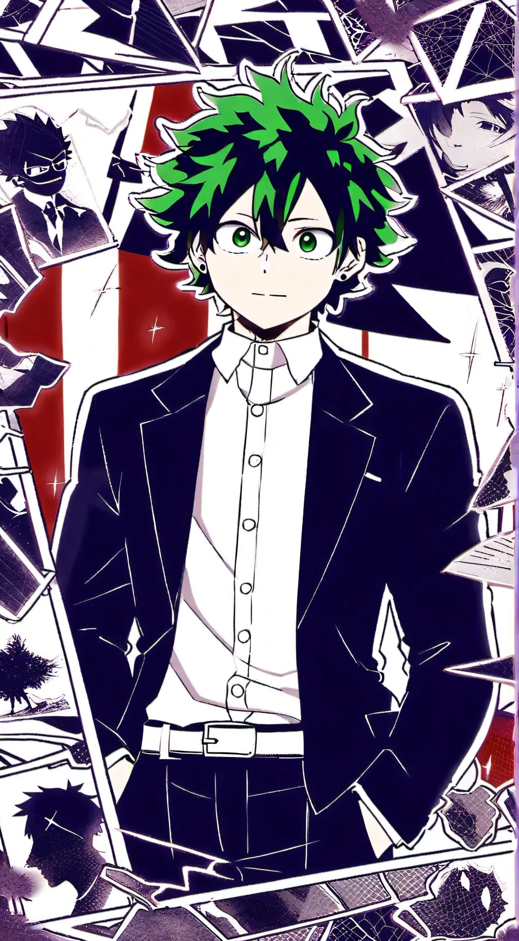 ai character: mha prom background