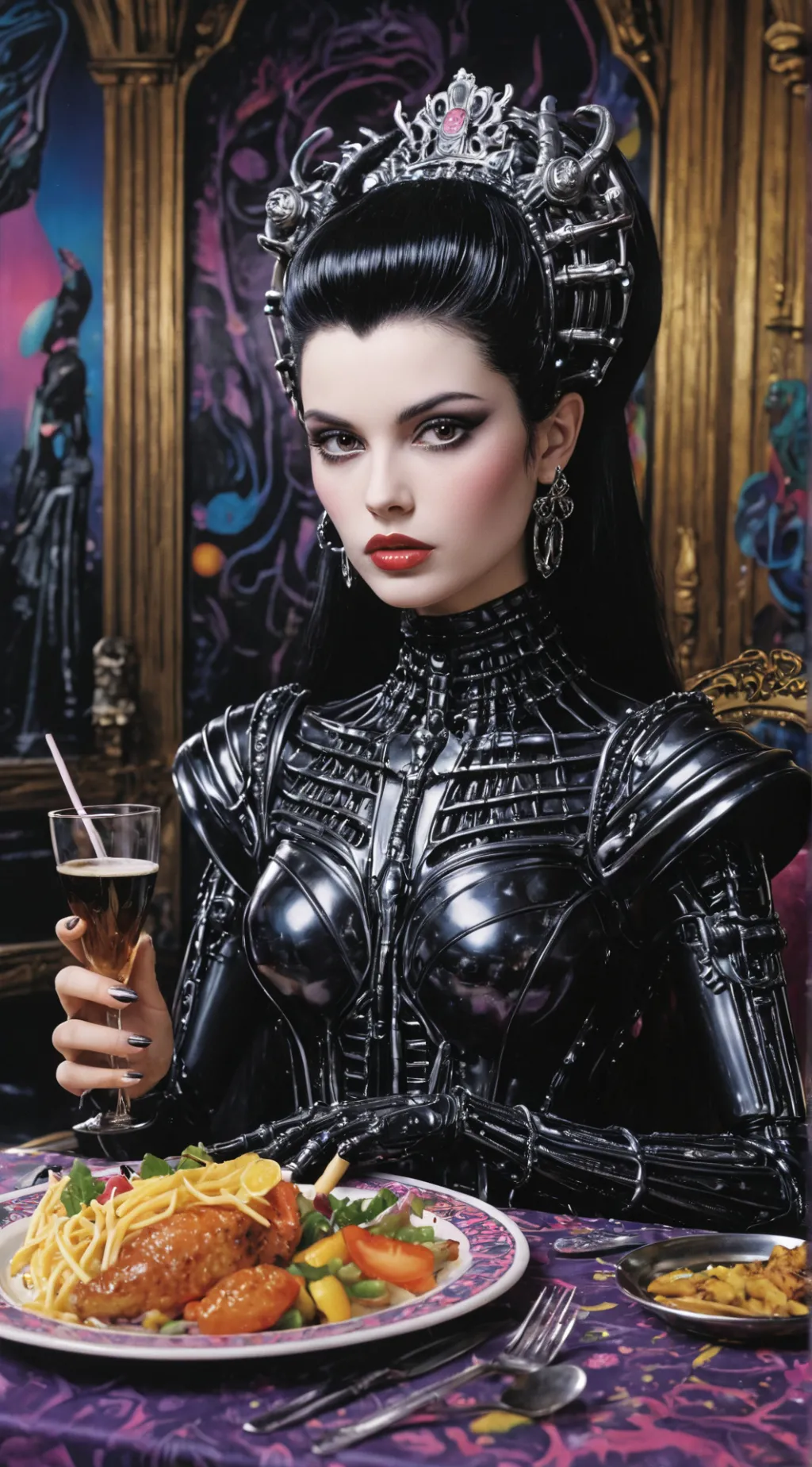 ai character: Lady Vyrix background