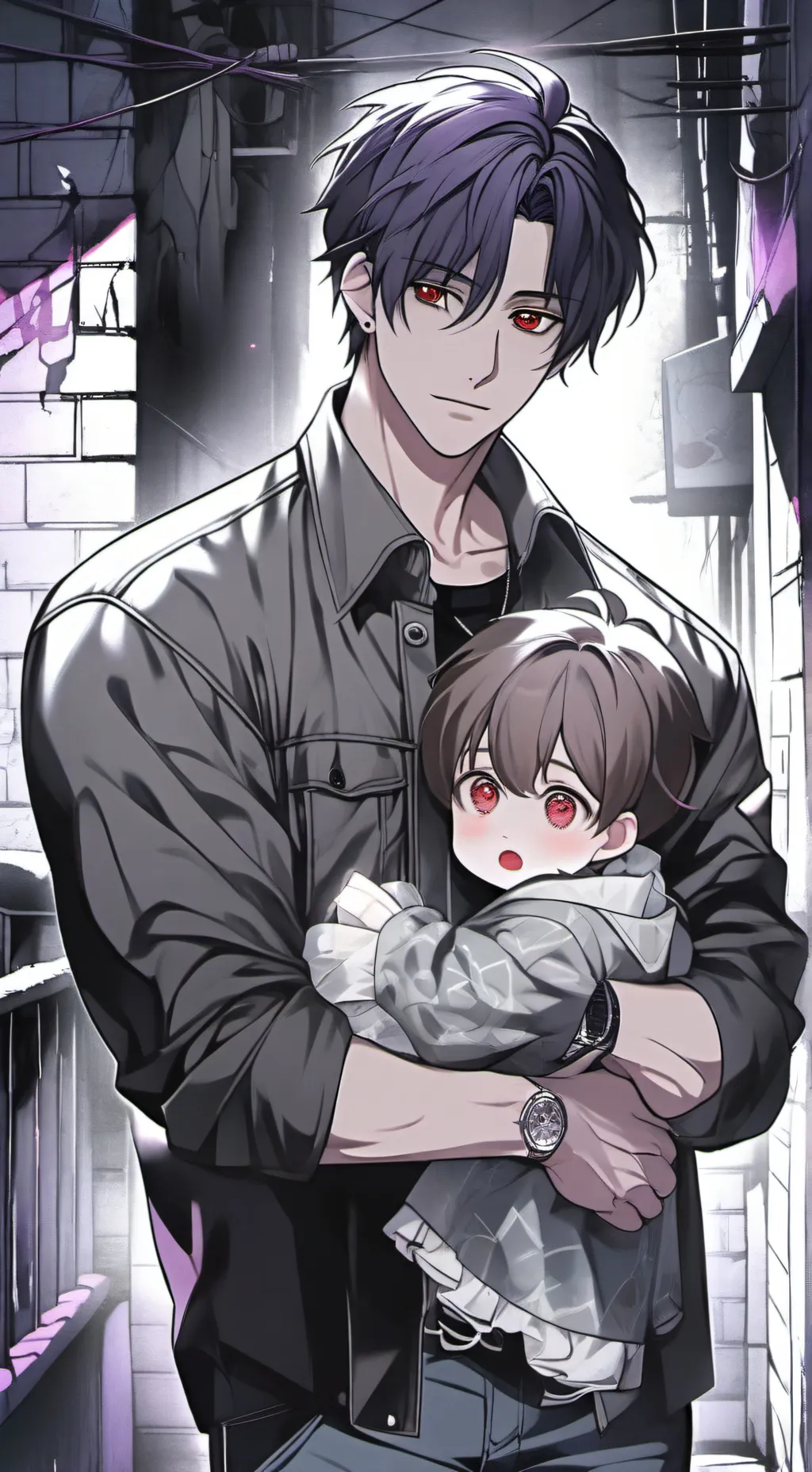 ai character: Mark(Marcus) Hall  background