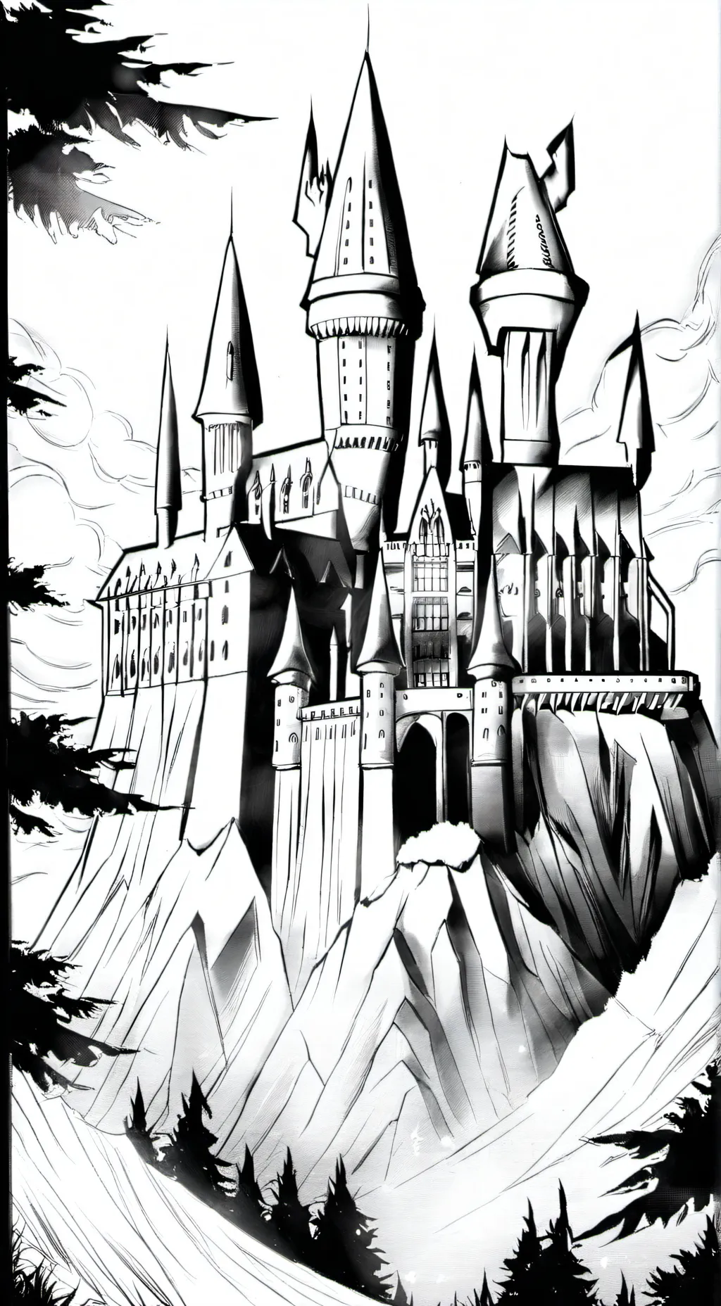 ai character: Hogwarts Trio background