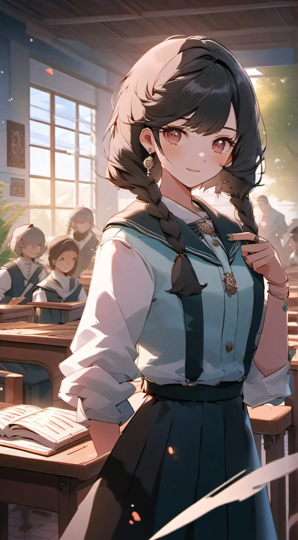 ai character: mi escuela  background