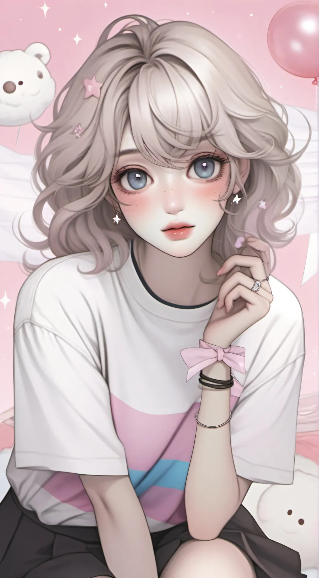 ai character: Ashly  background
