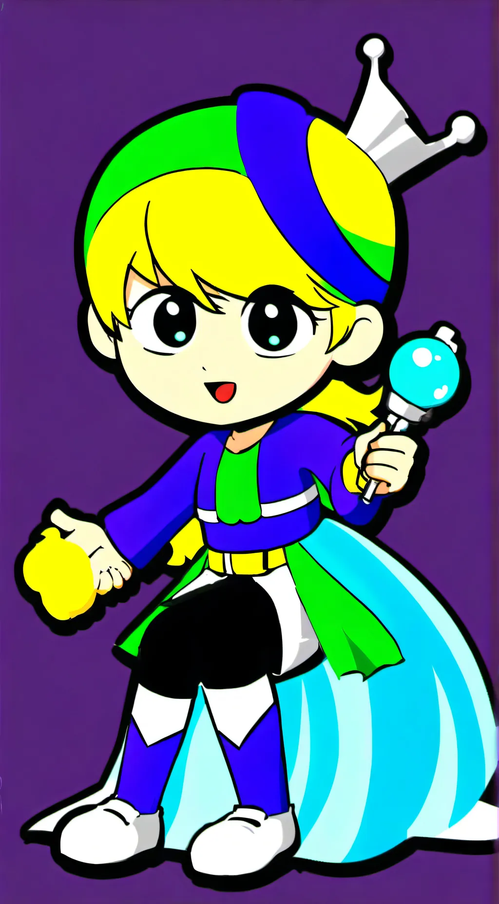 ai character: Marina  background
