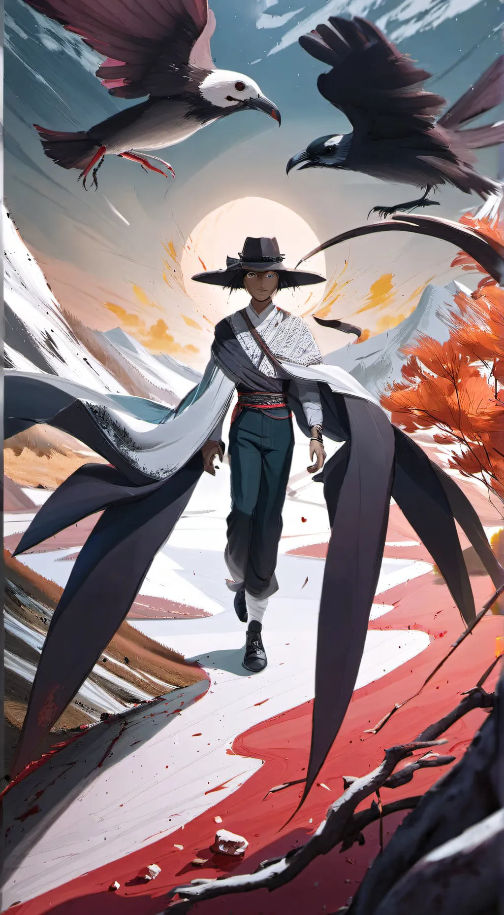 ai character: Take Care background