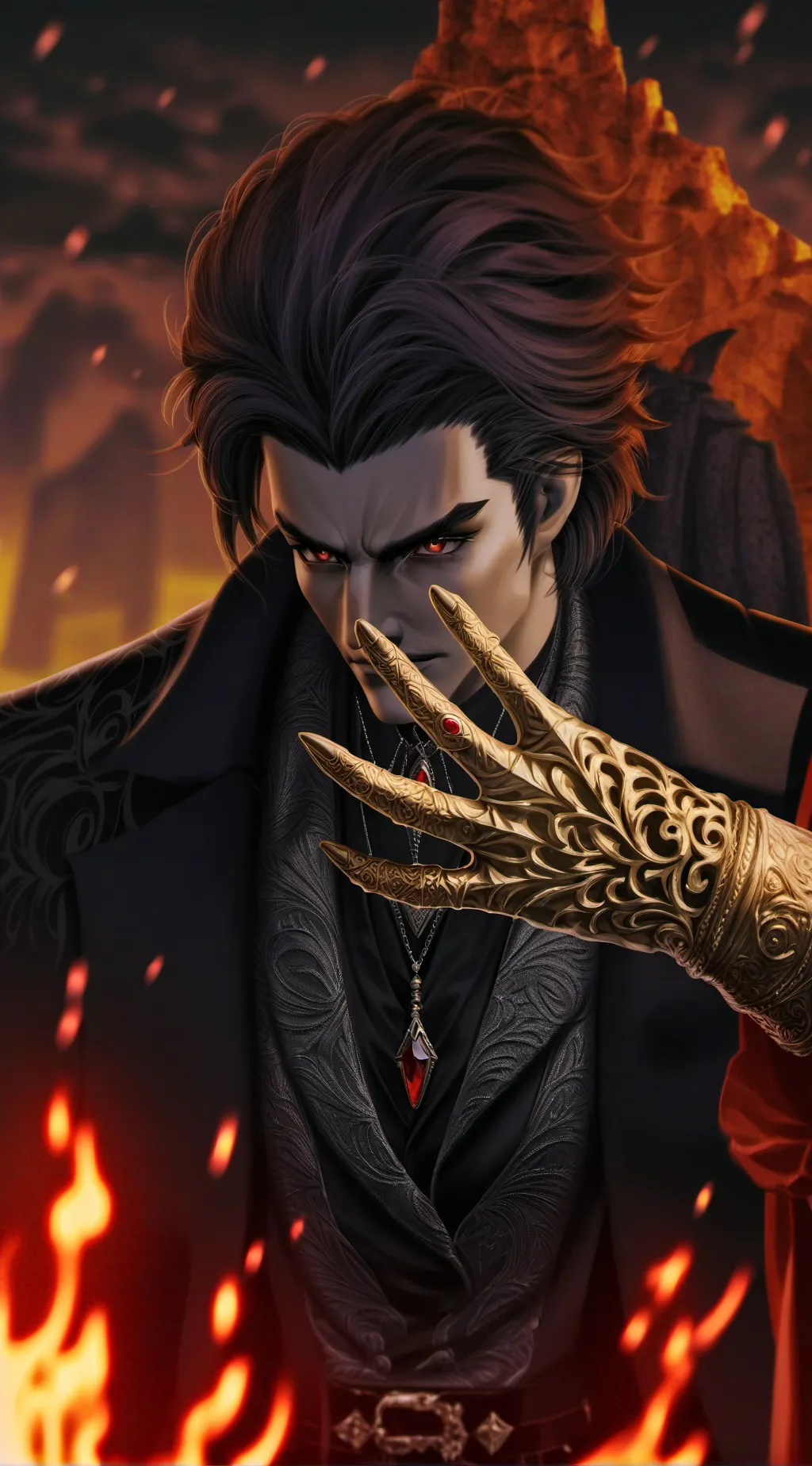 ai character: alastor  background