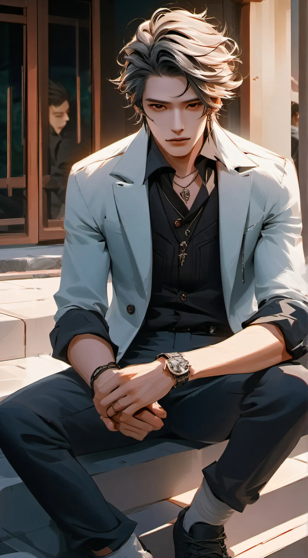 ai character: Jake  background