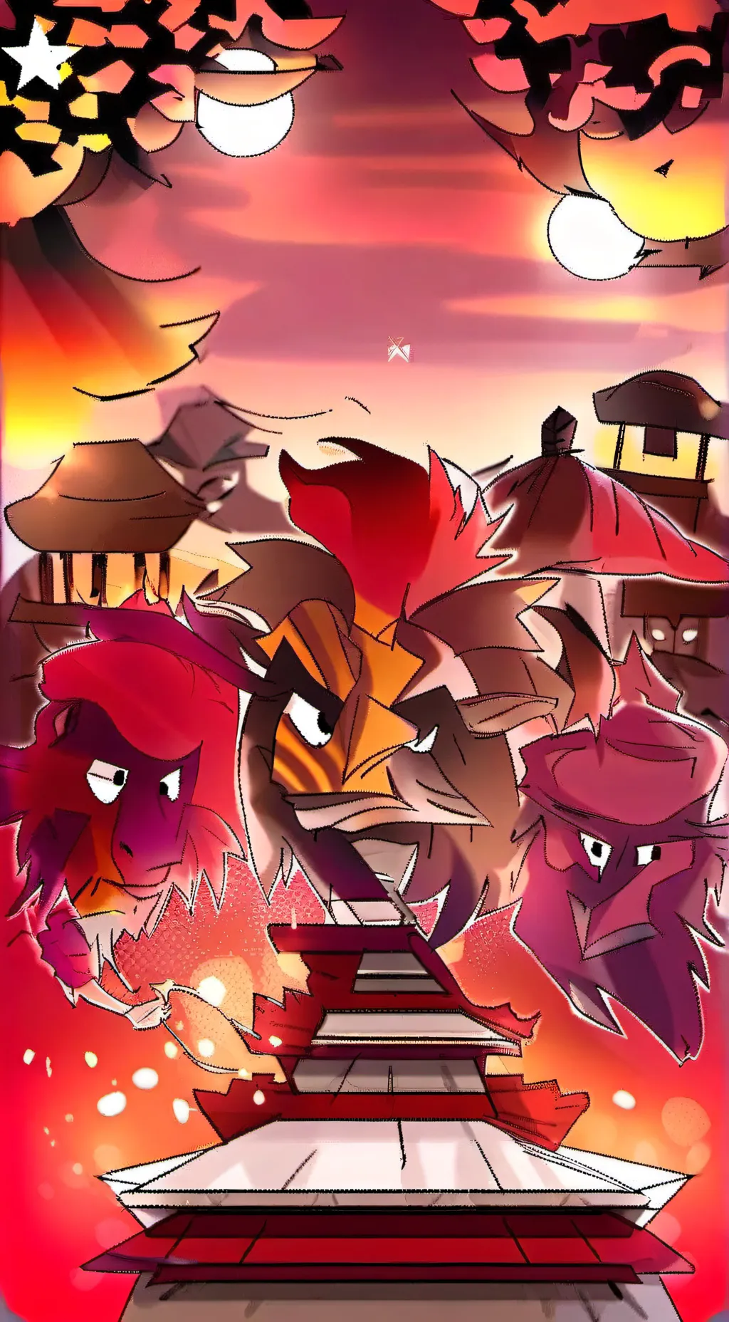 ai character: HH new demon  background