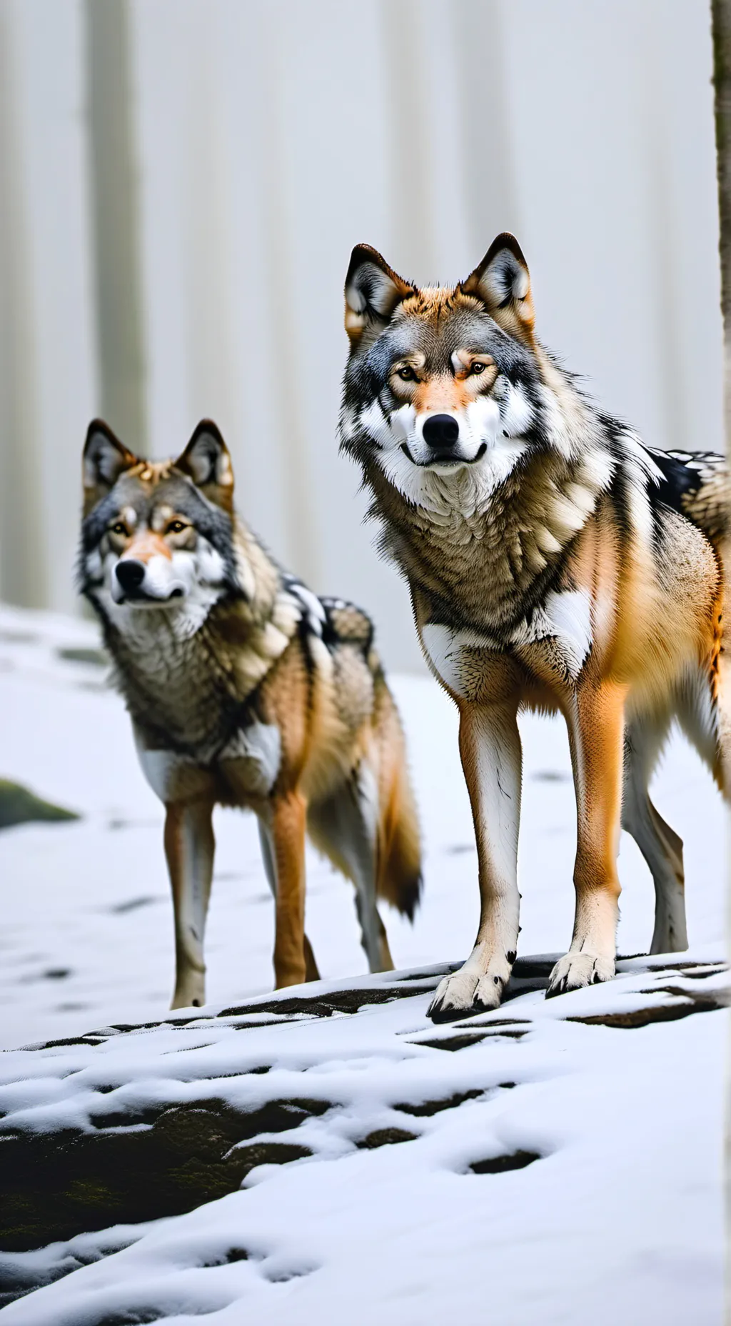 ai character: hunter vs wolves background