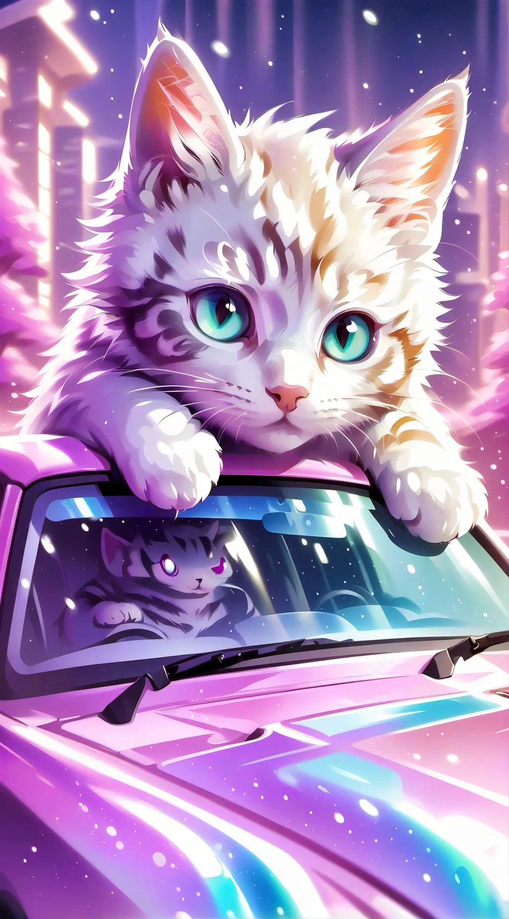 ai character: :3 background