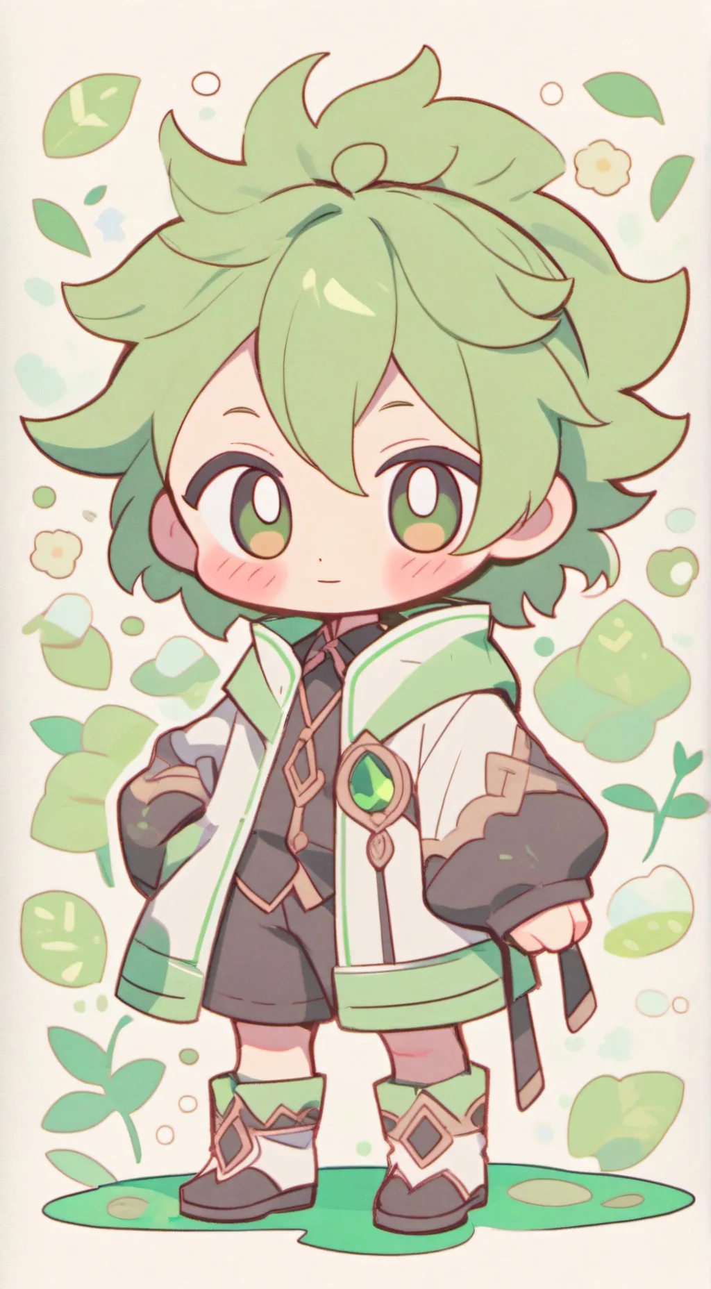 ai character: Deku tu novio background