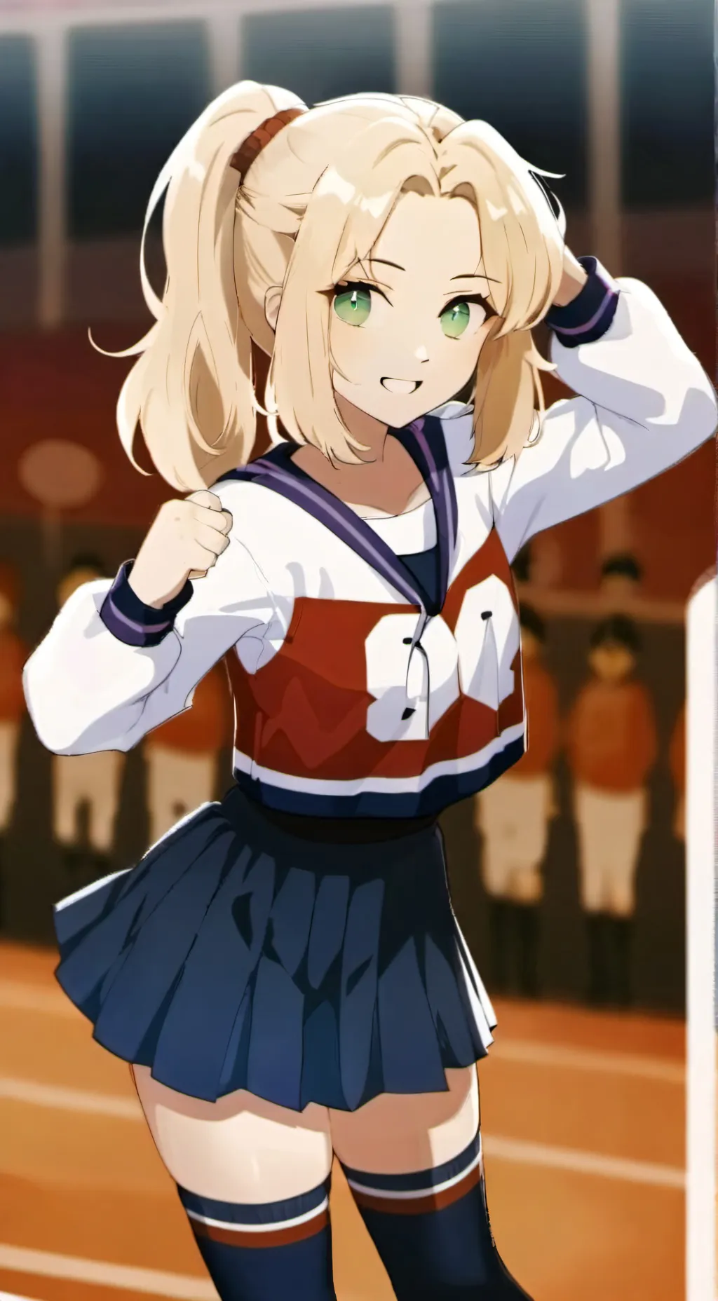 ai character: Courtney background