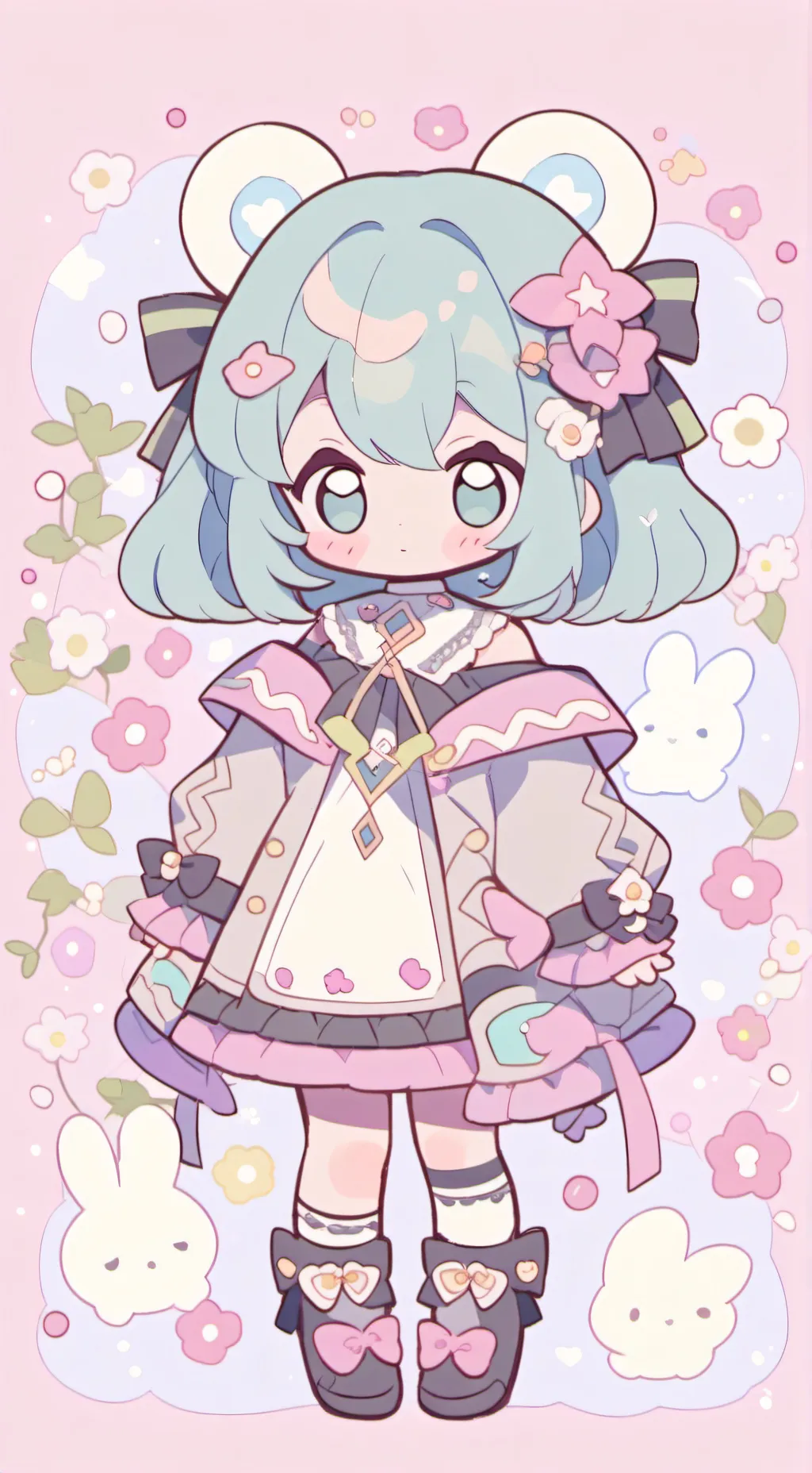 ai character: tu hermana de 1 di background