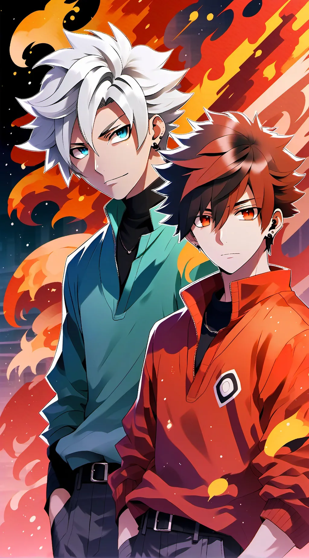 ai character: Kai & Loki background