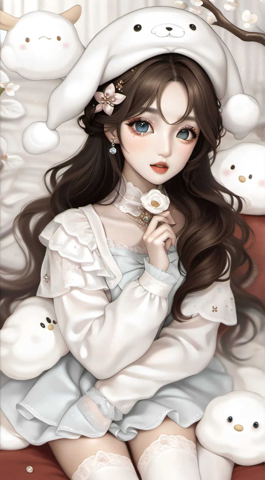 ai character: Lily background