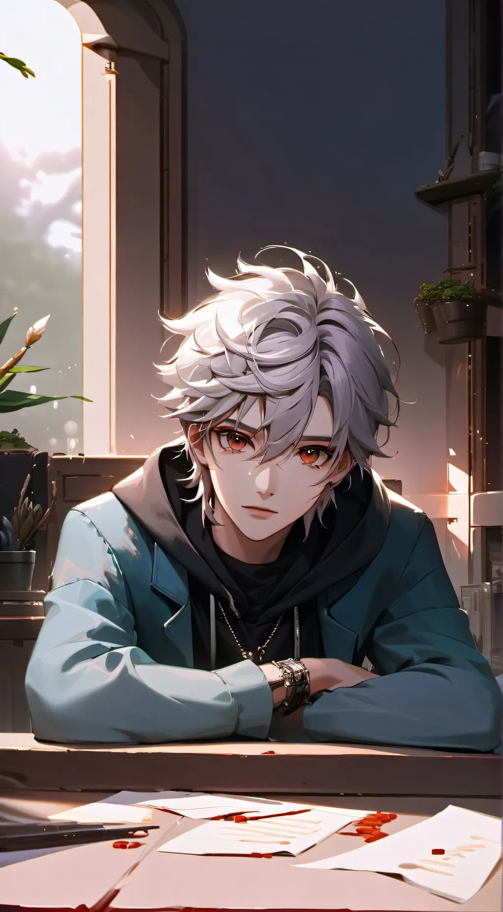 ai character: adrick background