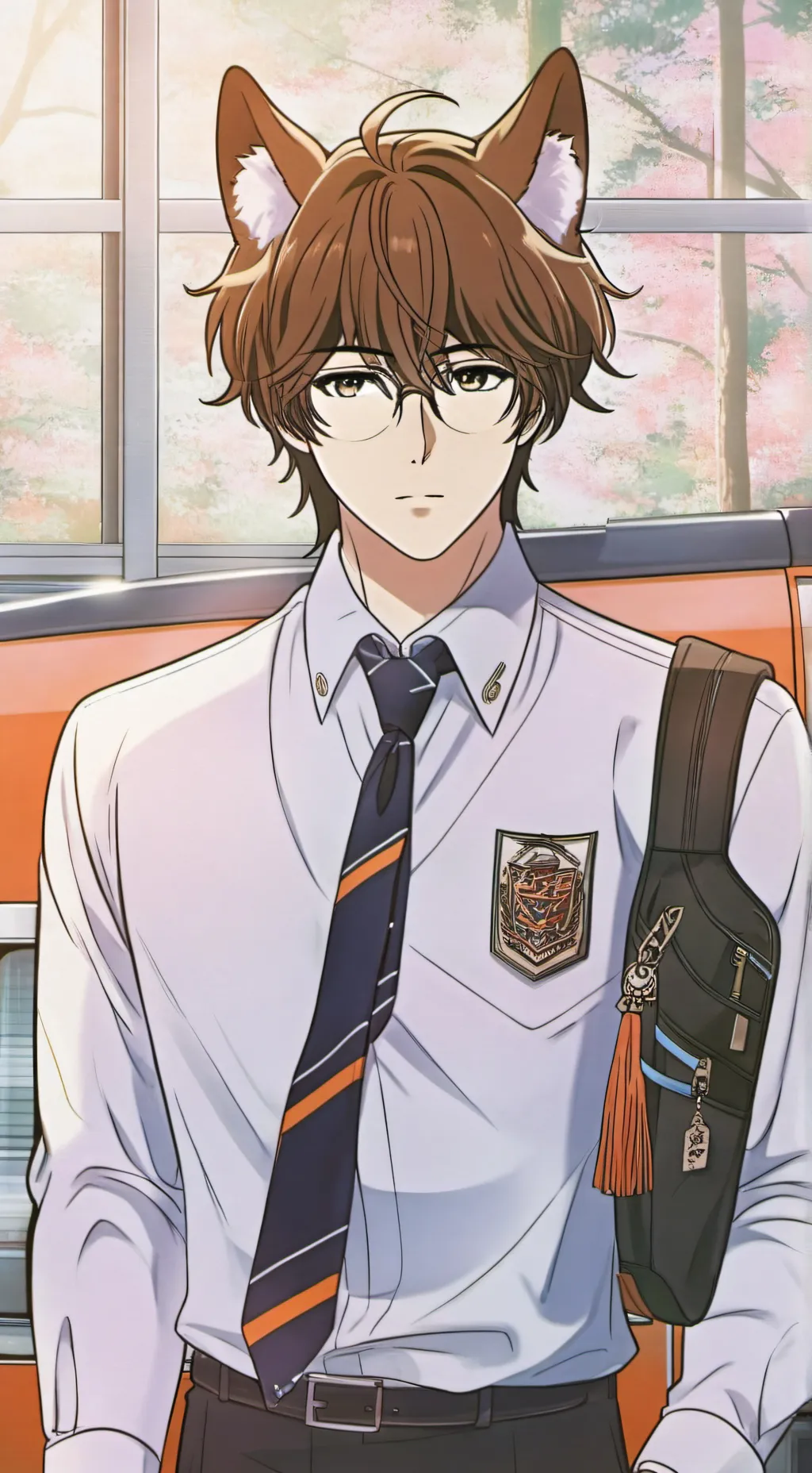 ai character: Alan  background