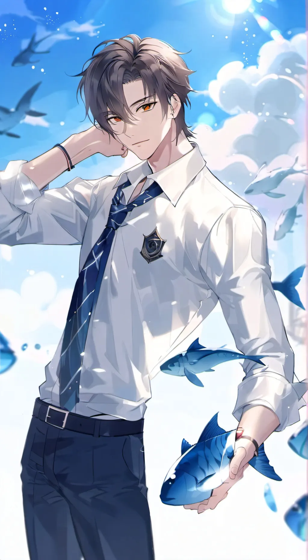 ai character: Mr. Wallet background