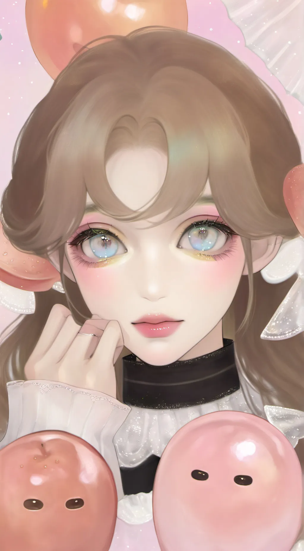 ai character: Lucky background