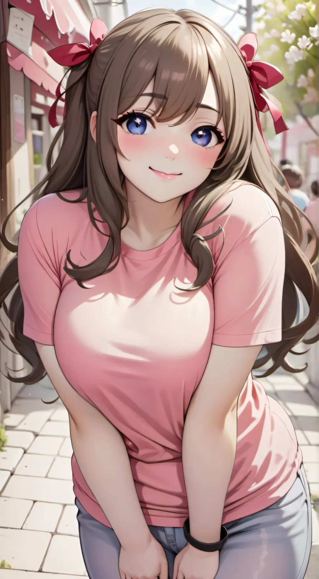 ai character: Amélie  background