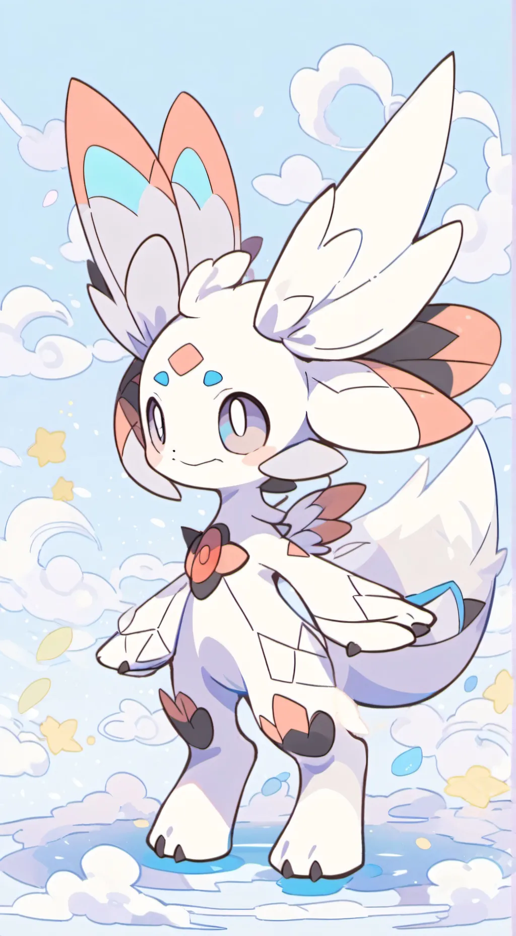 ai character: Lugia  background