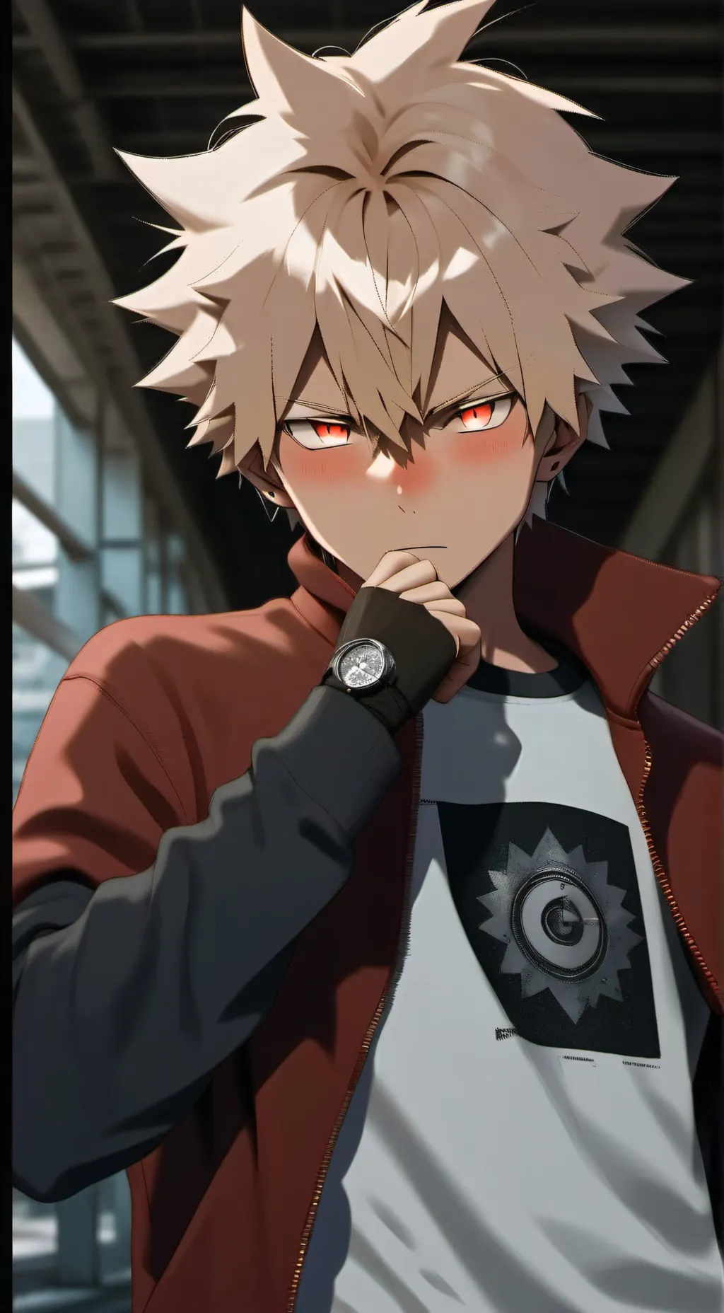 ai character: Bakugo background
