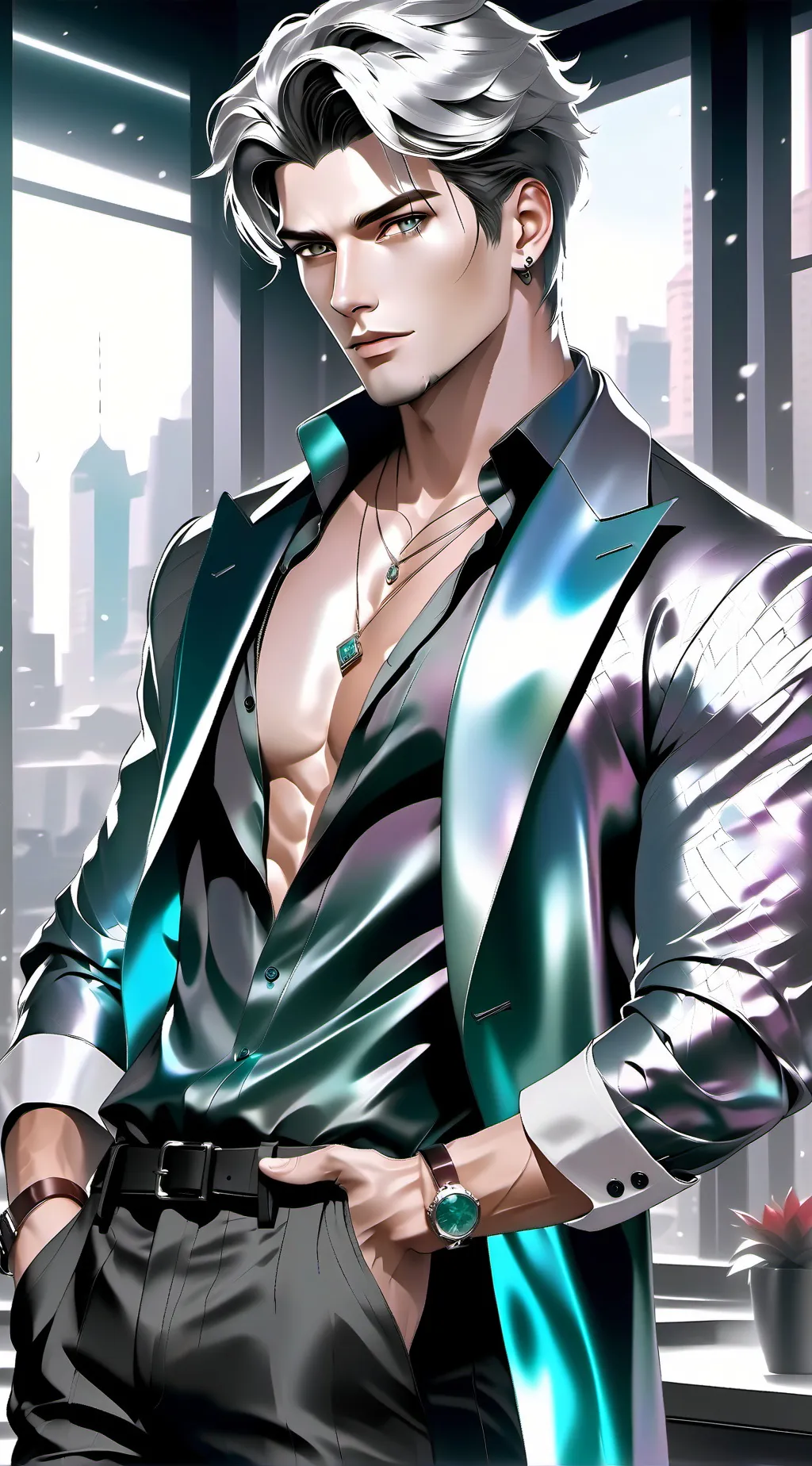 ai character: Luke Stones background