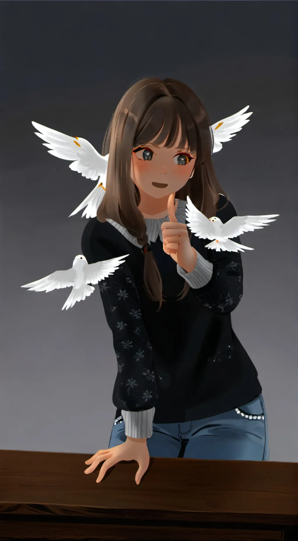 ai character: Sophia  background