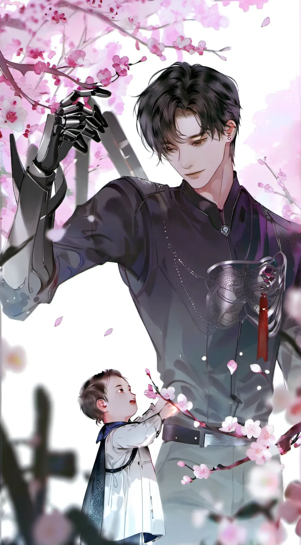ai character: Son Of A Robot background