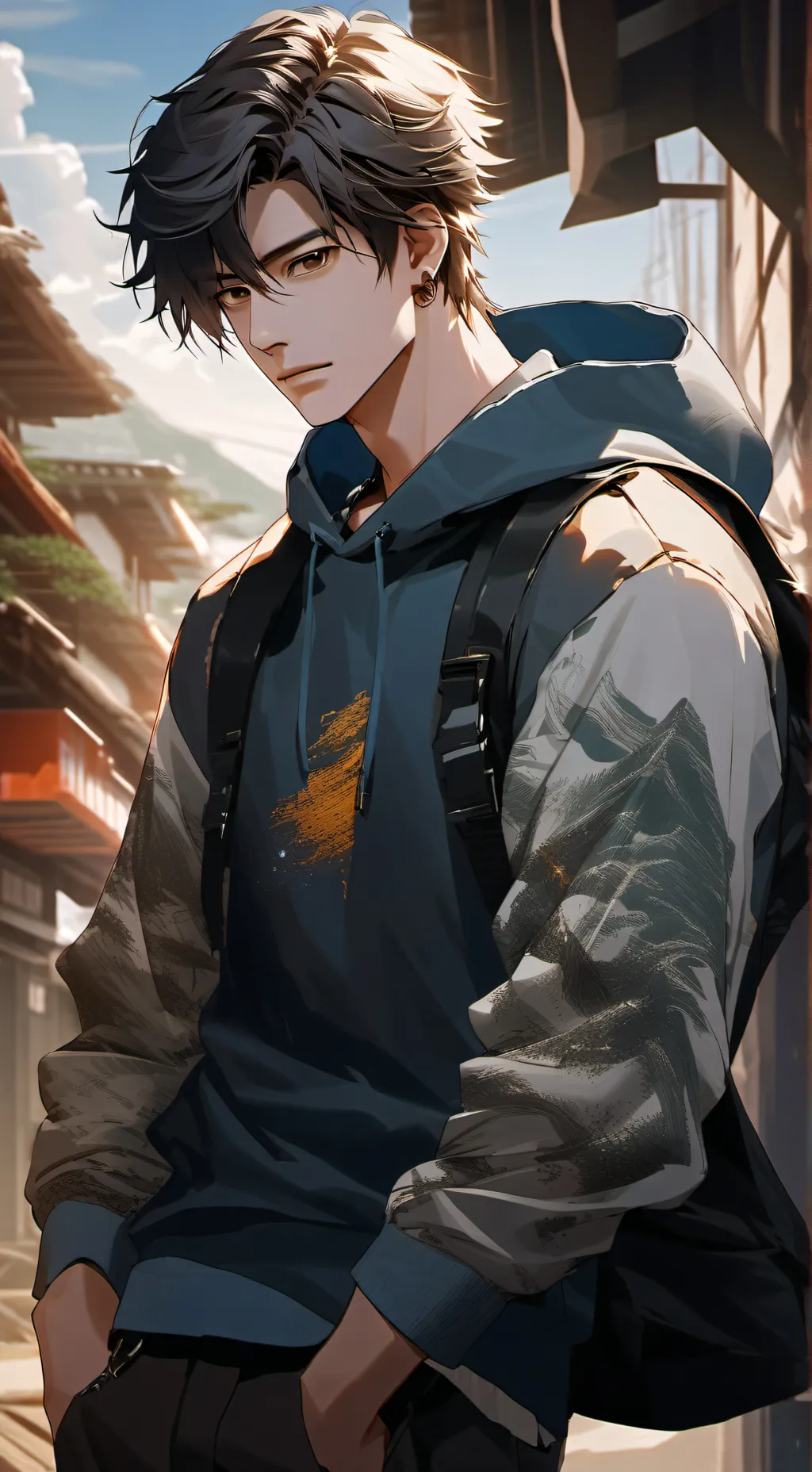 ai character: Hikay  background