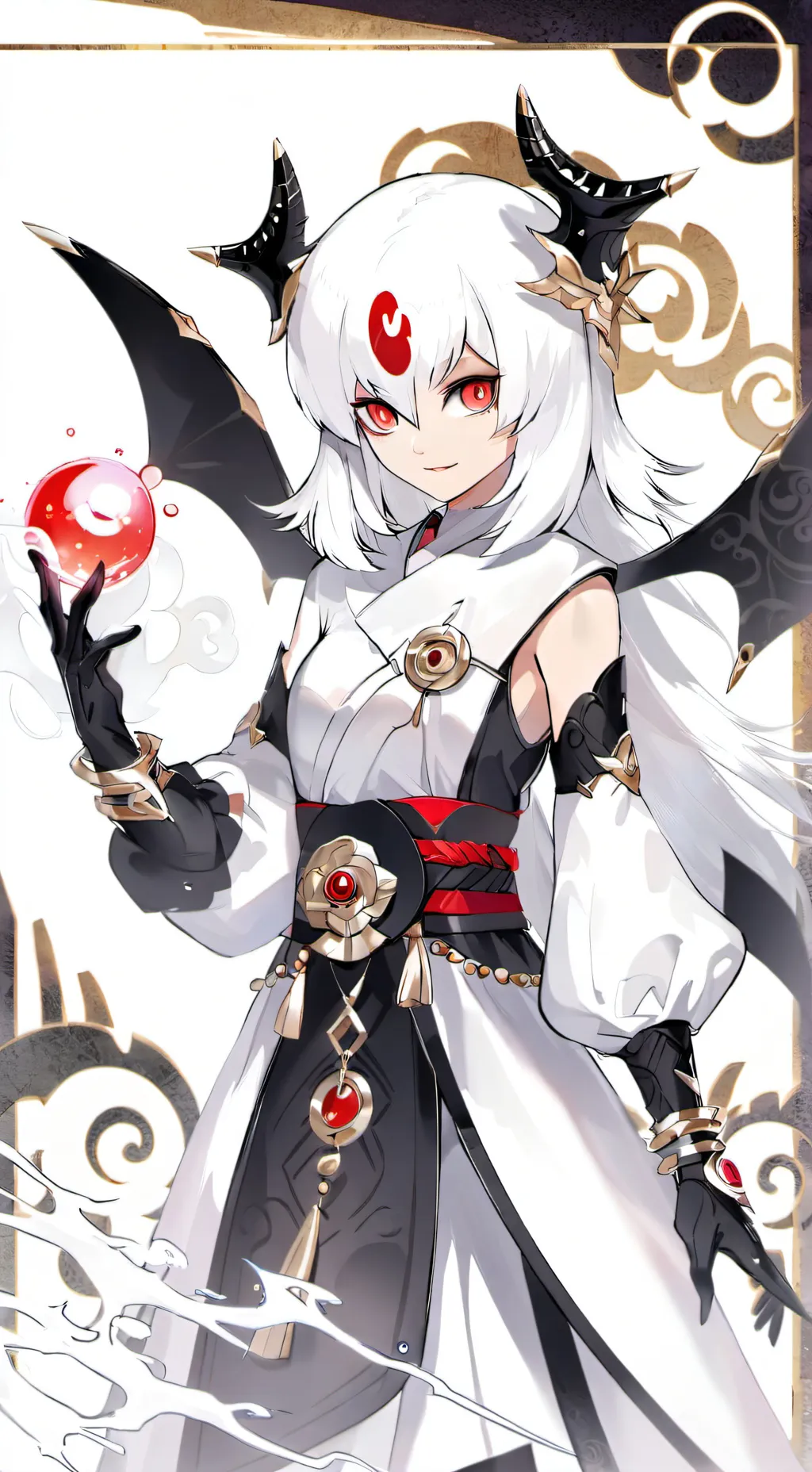 ai character: Absol  background