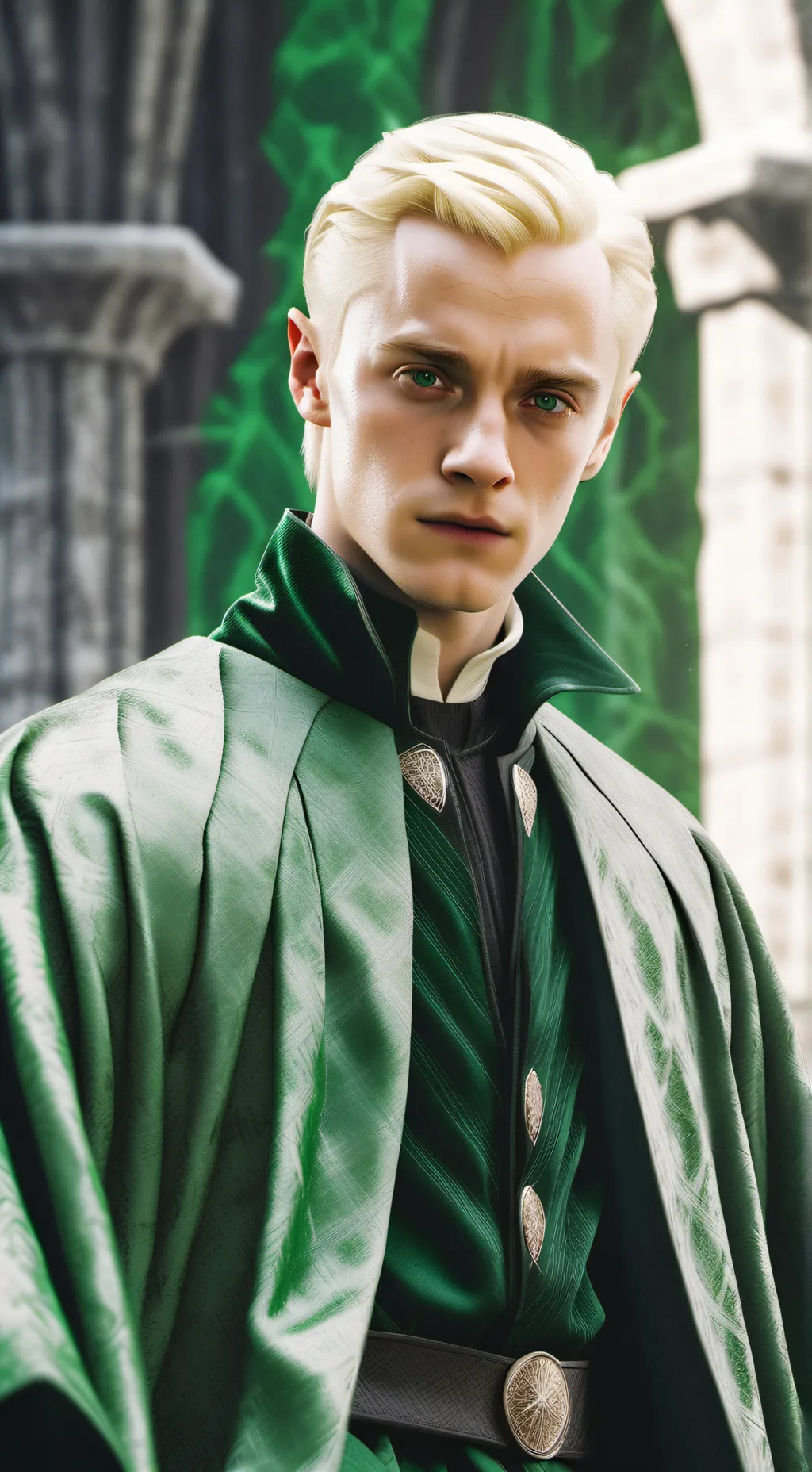 ai character: draco malfoy background