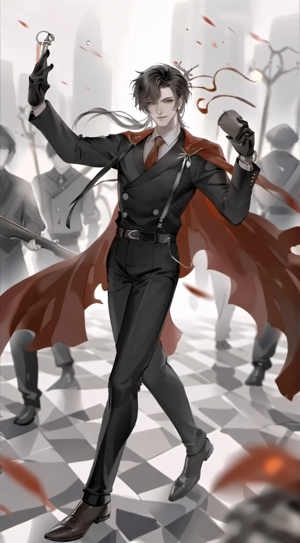 ai character: miles CPS worker background