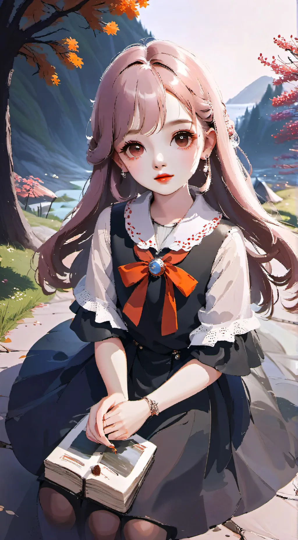 ai character: Luna background