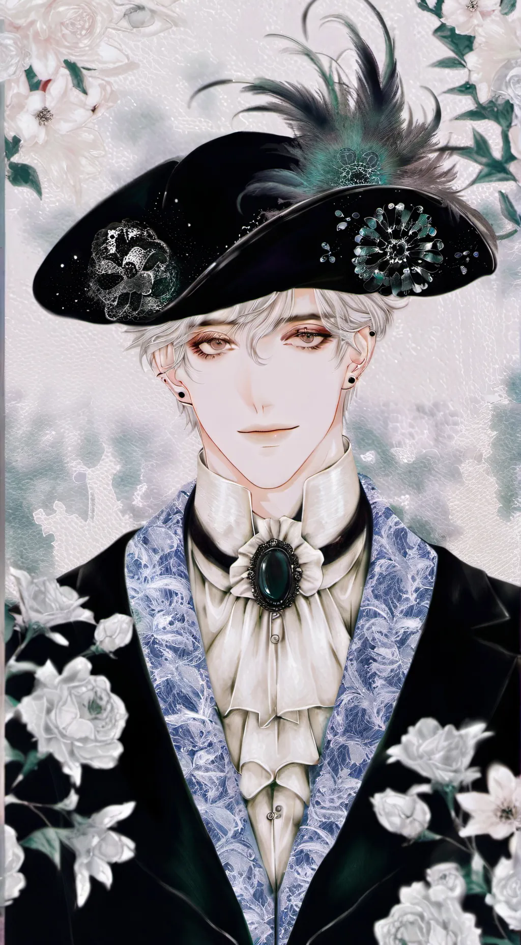 ai character: AARØN~ background