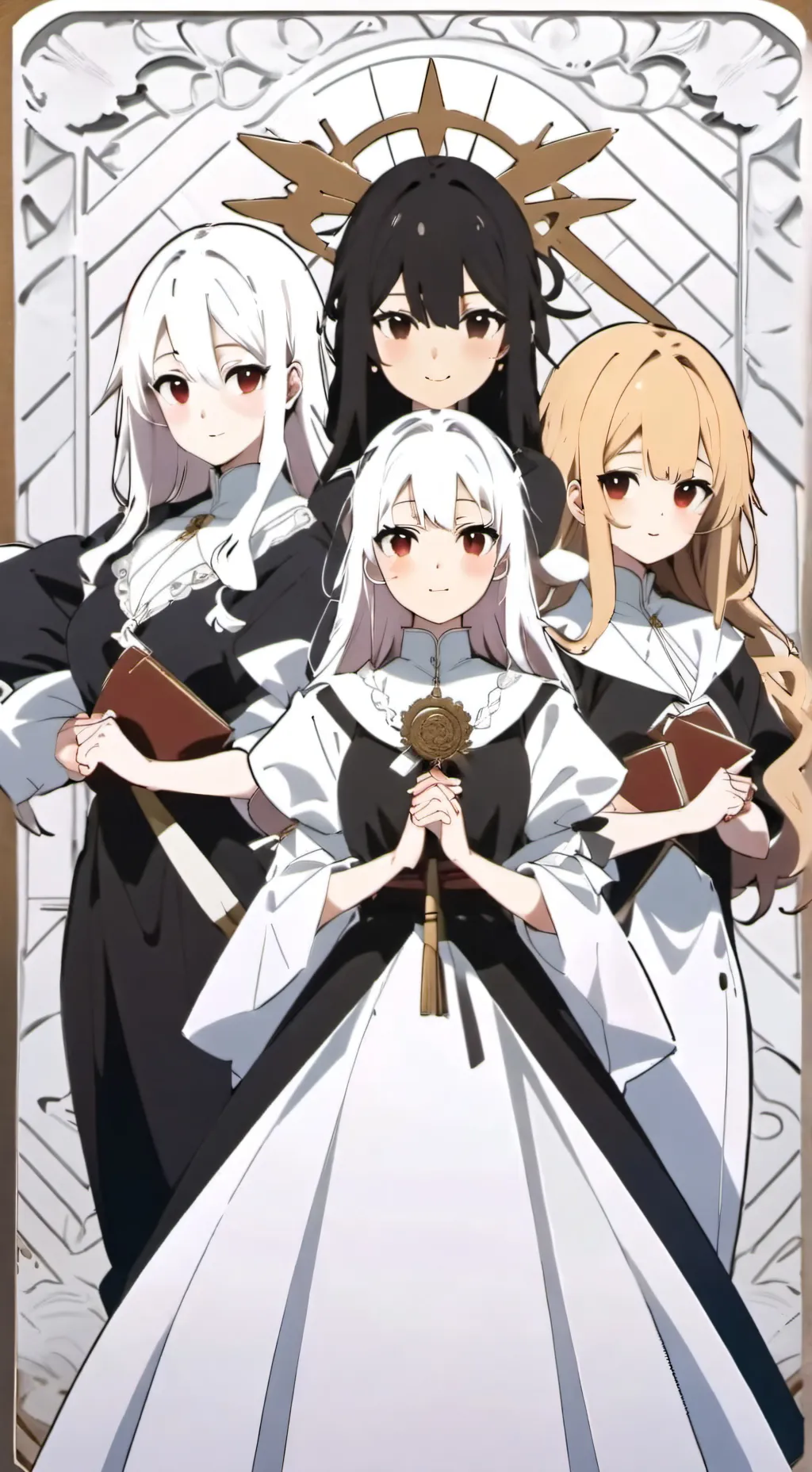 ai character: Hermanas  M background