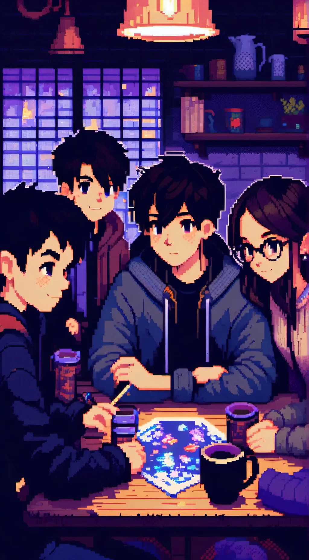 ai character: DnD night background