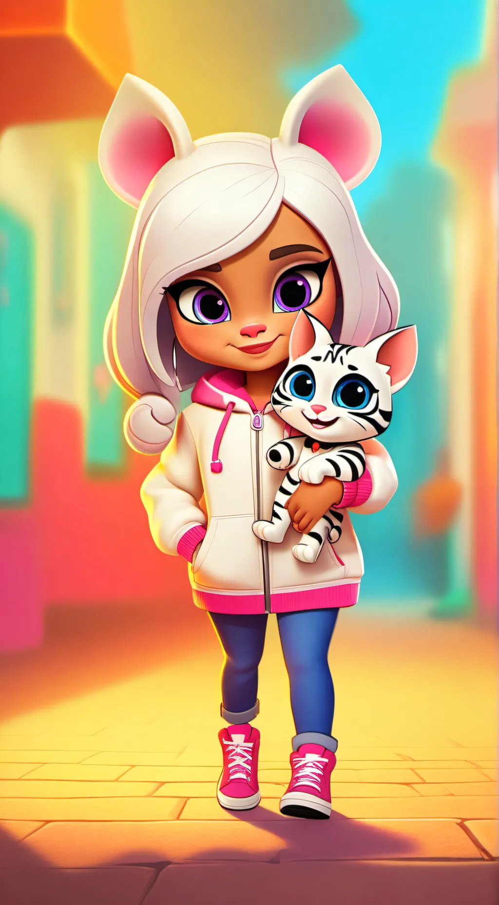 ai character: Mimmy the mouse  background