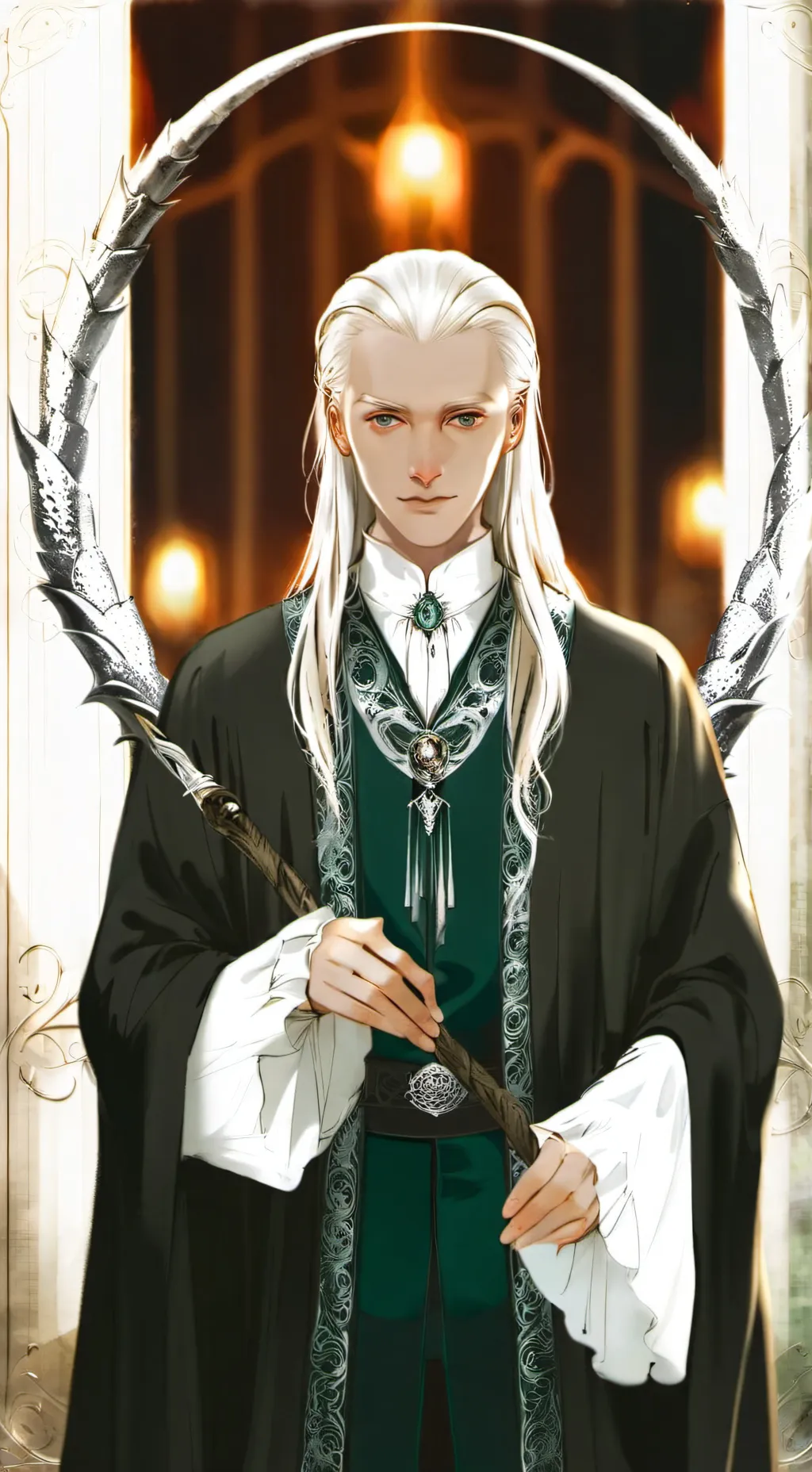 ai character: lucius Malfoy background