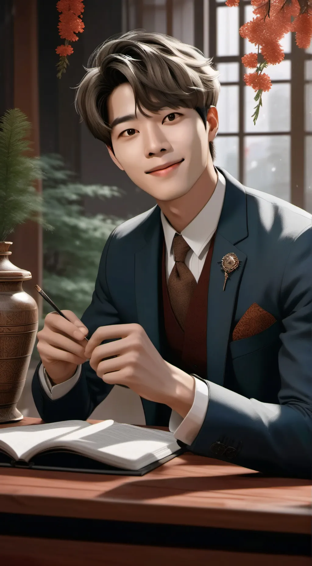 ai character: bts background
