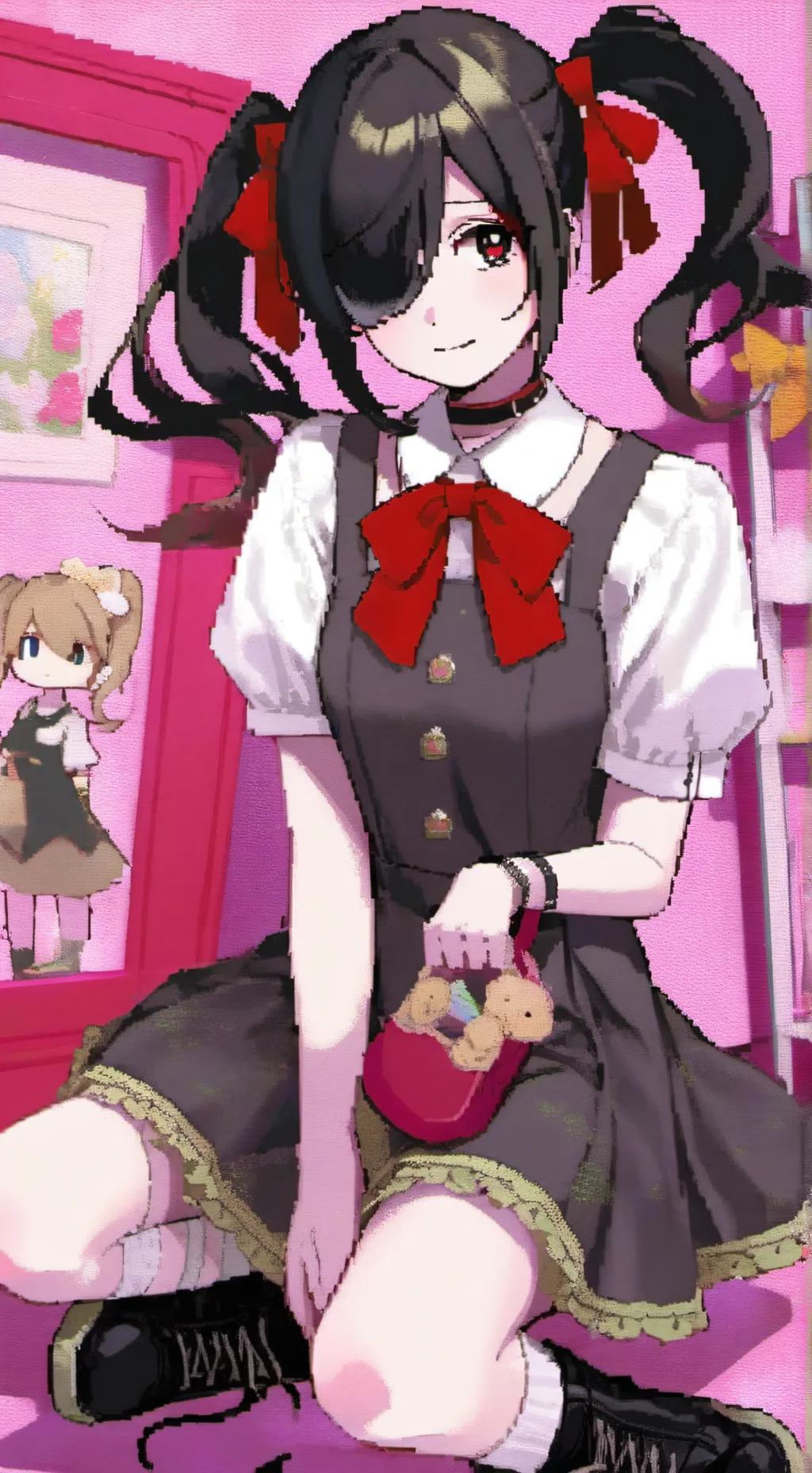 ai character: Ame-chan  background