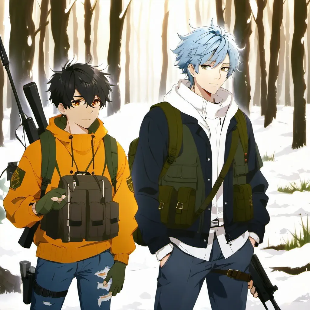 ai character: Brothers vow  background