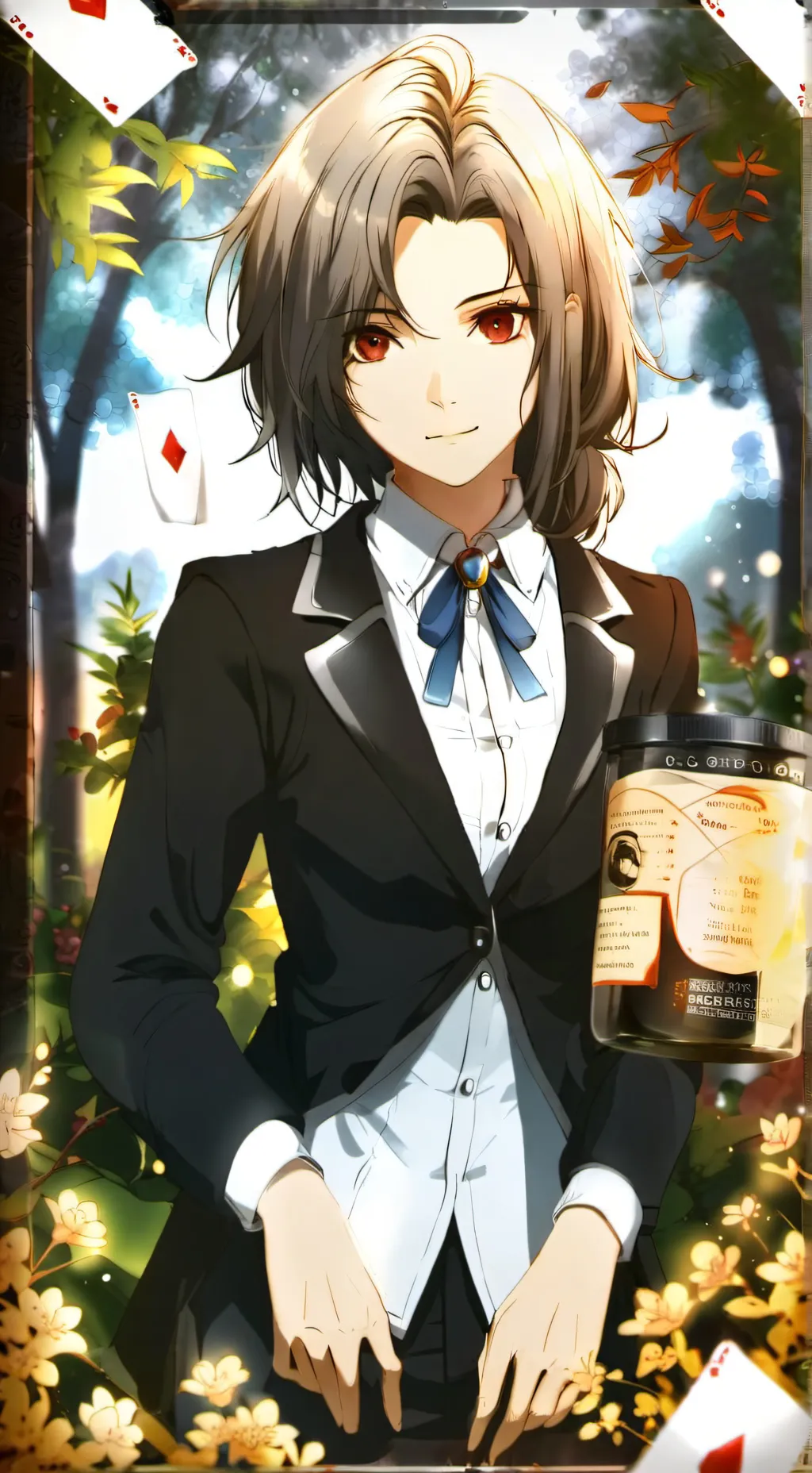 ai character: Luna background