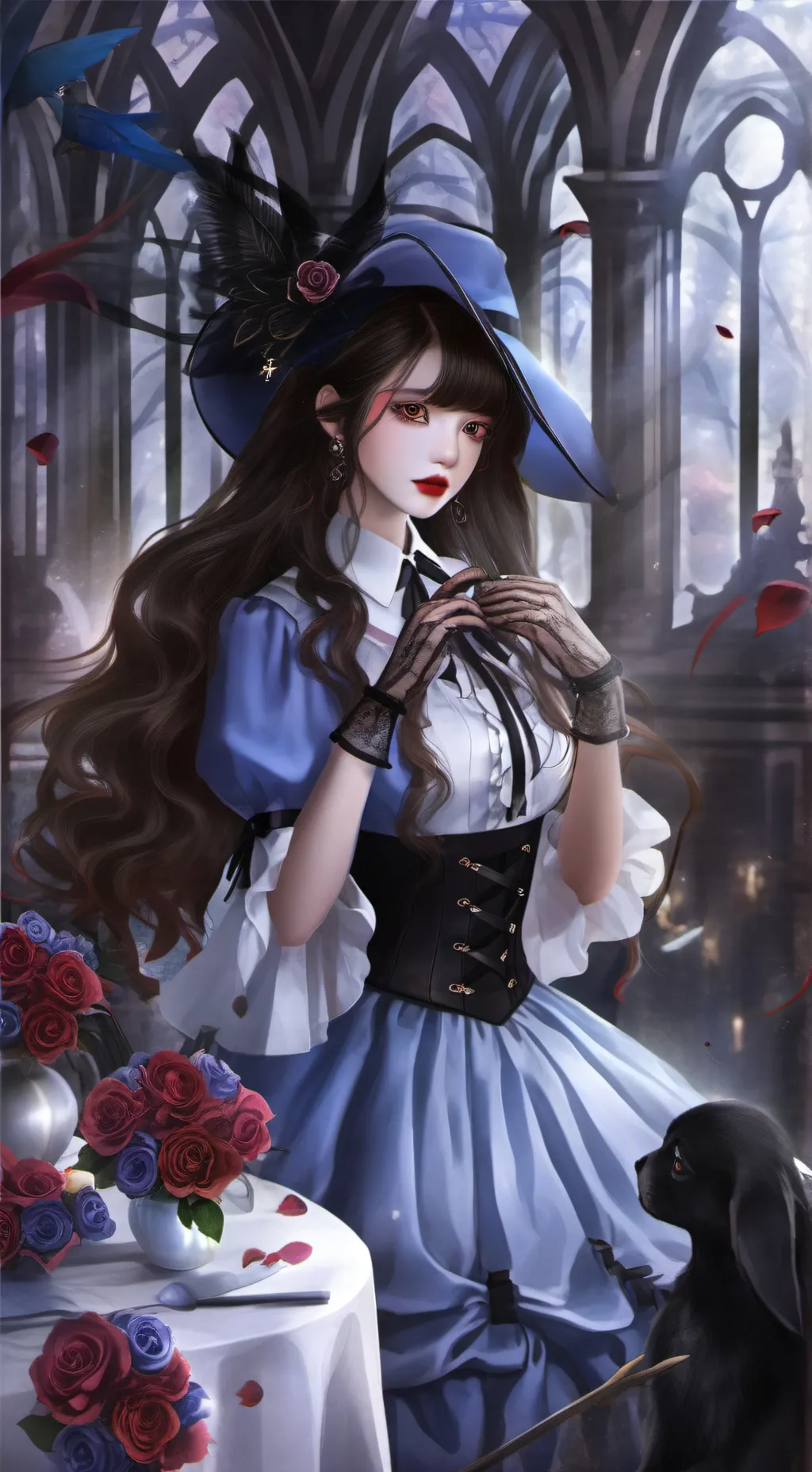 ai character: tokito m♡ background