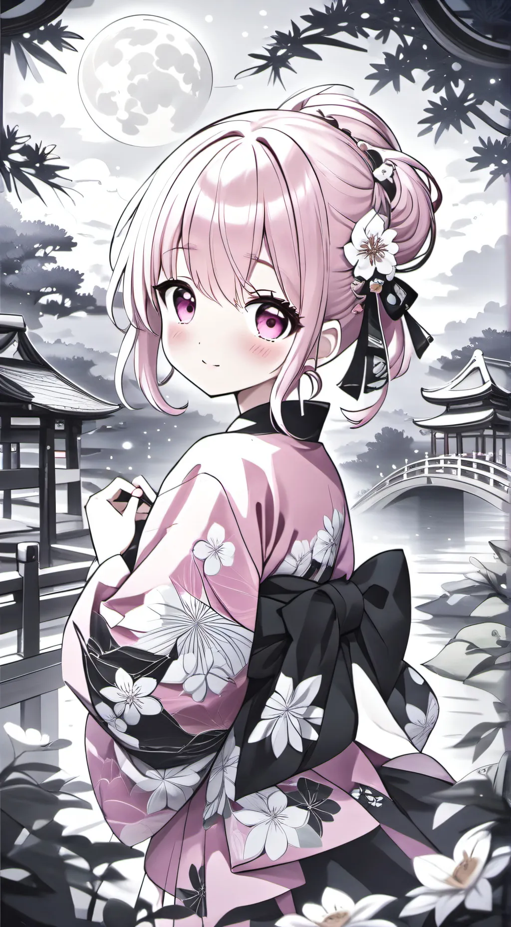 ai character: Kny princess  background