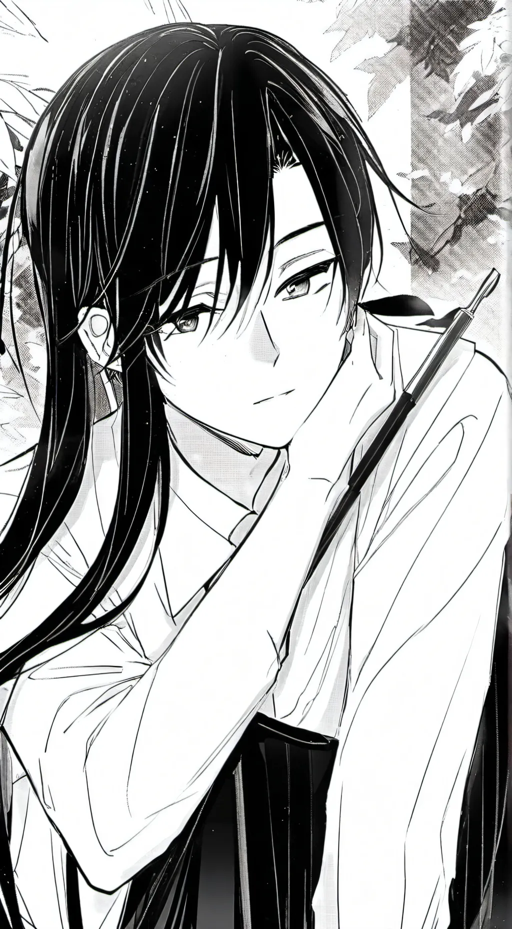 ai character: 上官鱼白 background