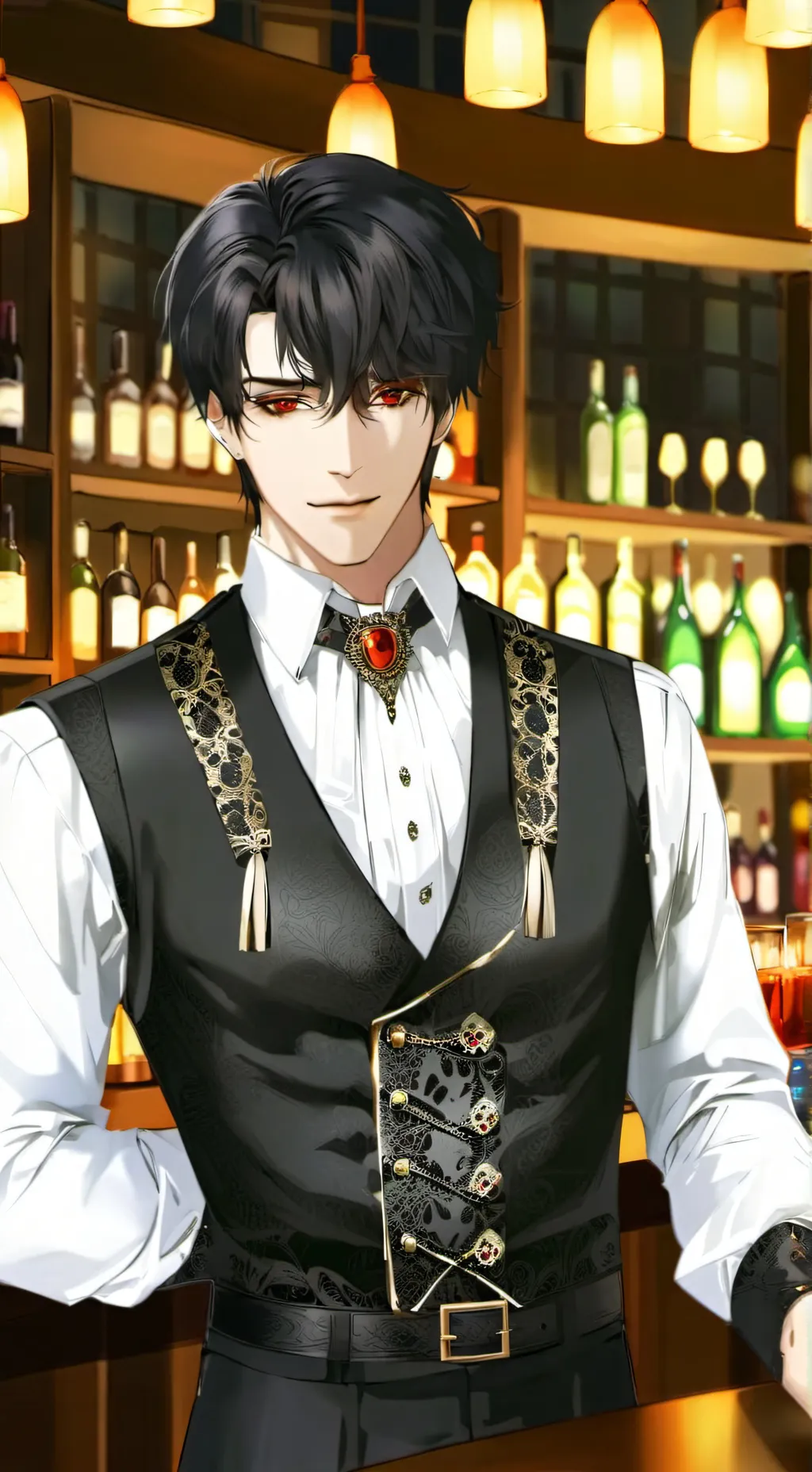 ai character: Ash Reed  background
